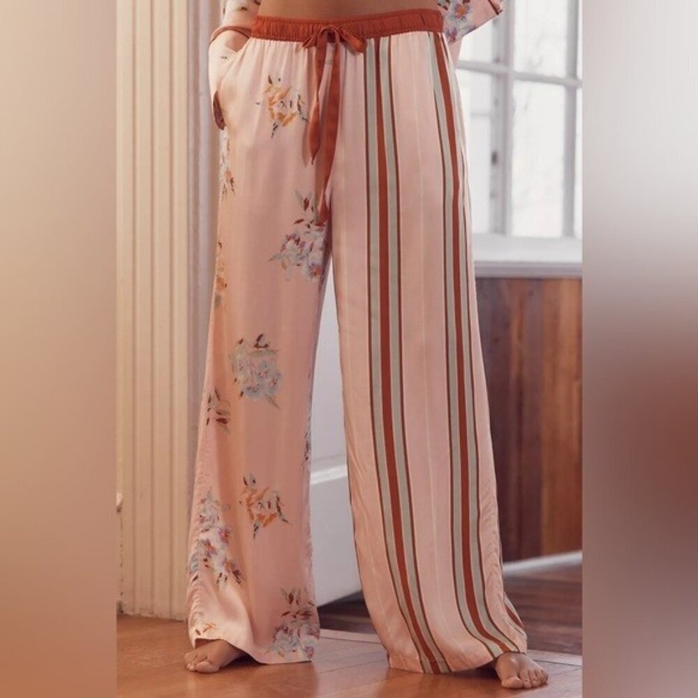 NWT Size XS - The LyreBird Silky Pajama Pants with side Pockets (NWT US$ 88)